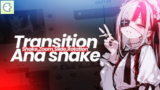 smooth transition and shake in blurrr apps - Tutorial AMV