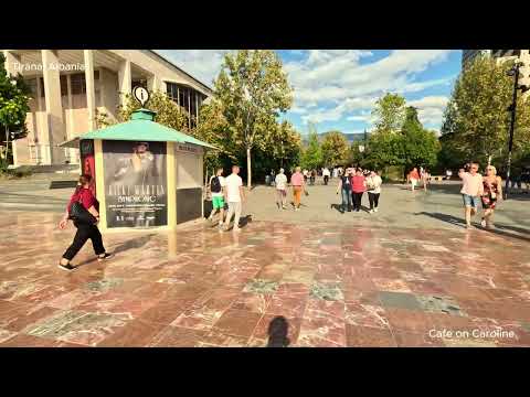 "Tirana Albania Walking Tour 2025 🇦🇱 First Impressions | 4K City Center"