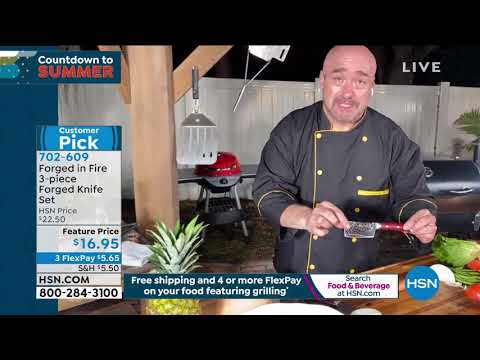 Forged in Fire 3piece Forged Knife Set