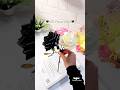 Super Aesthetic Black Rose Using Regular Paper DIY Paper Flower