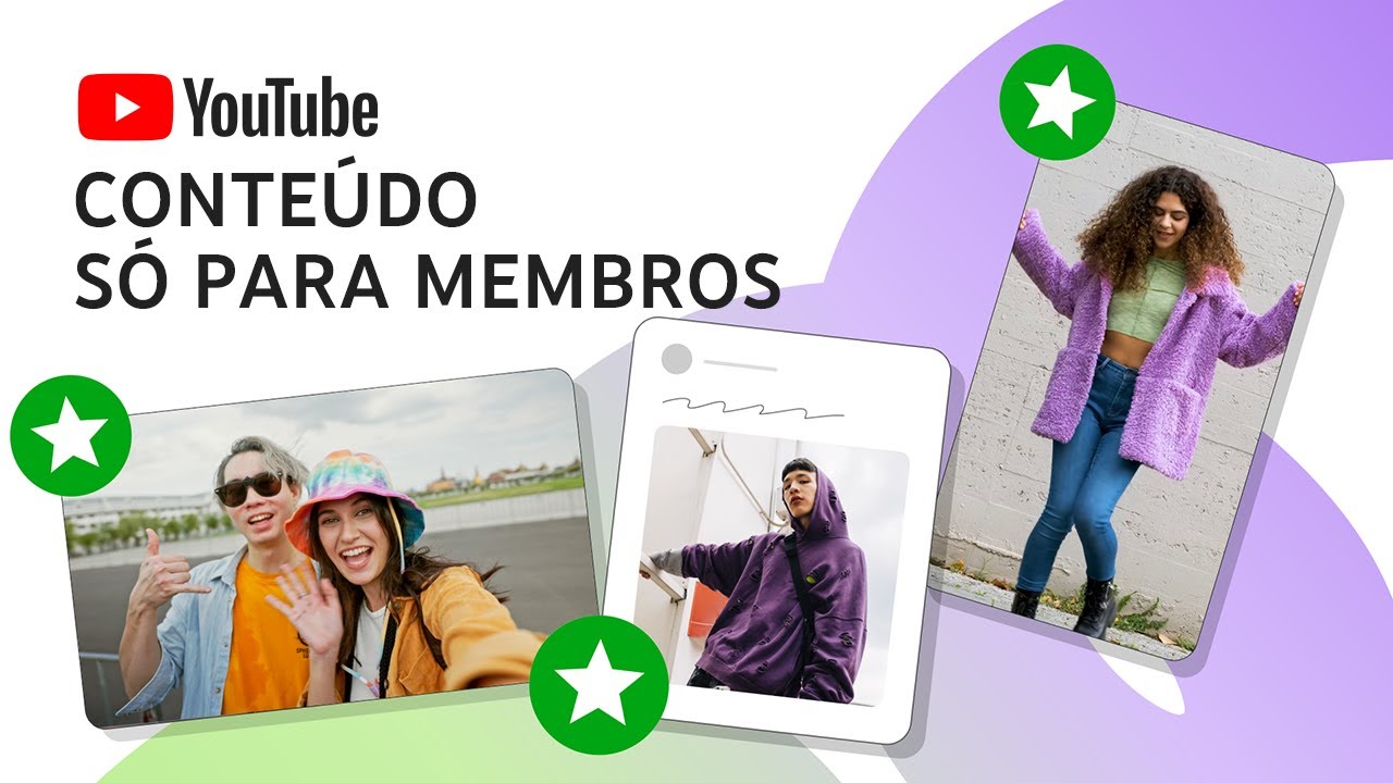 Conteúdo só para membros: vídeos, Shorts, transmissões ao vivo e postagens nos Clubes dos canais