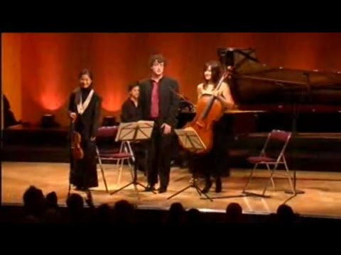 Sayaka Shoji, Tatjana Vassiljeva, J.-F. Neuburger - Mendelssohn: Piano Trio No.1, Op.49, 3rd mvt.