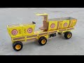 How To Make Matchbox Tractor At Home Diy Tractor Science Project Mini Tractor Trolley