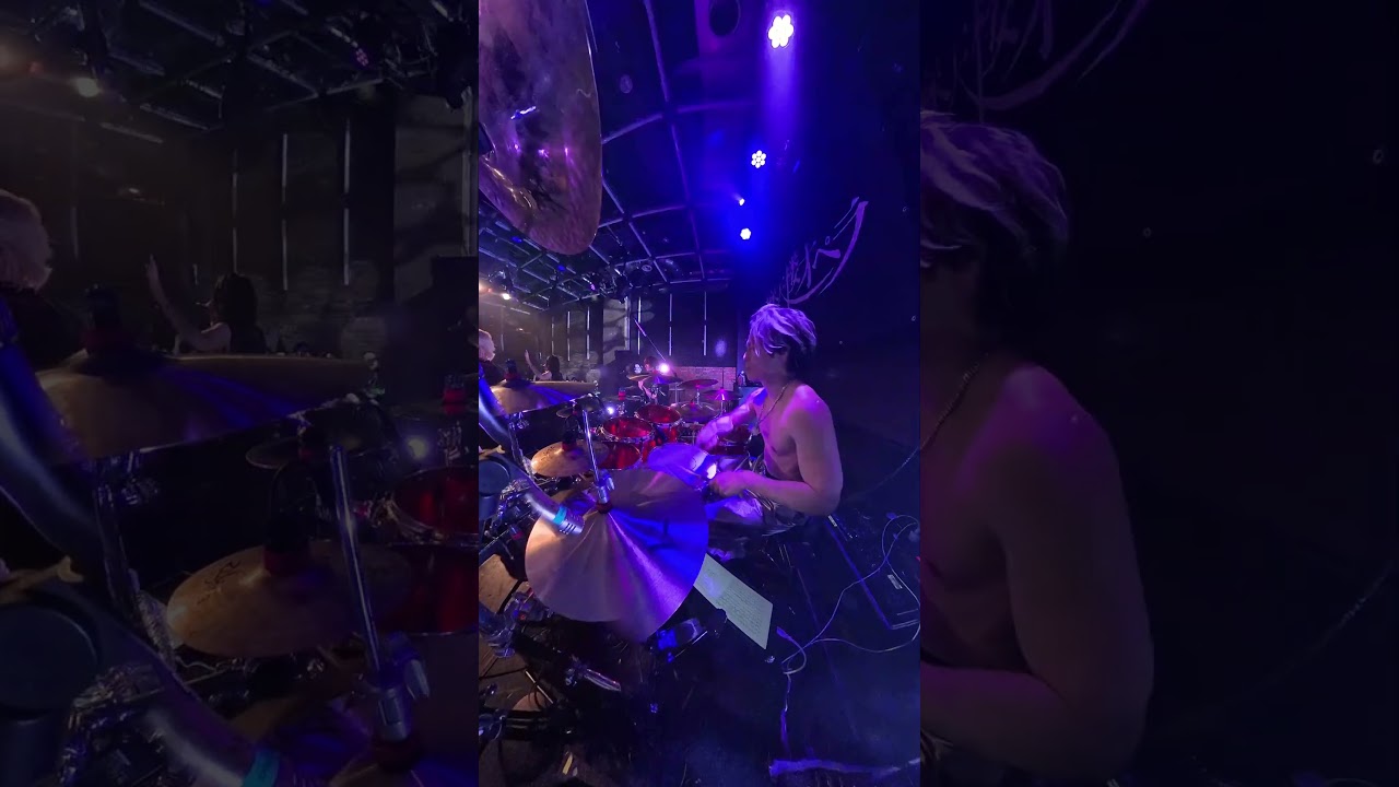 摩天楼オペラ - "S" (Live Drum Cam) #shorts #drums