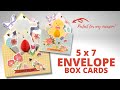 NO DIES NEEDED!!! Adorable Envelope Box Cards!