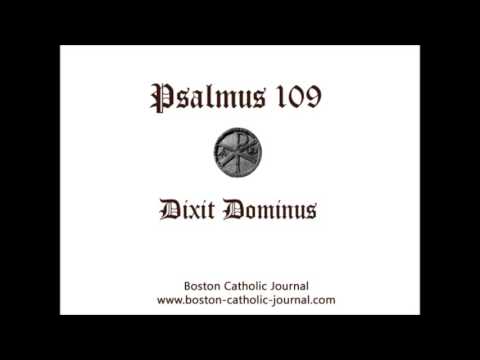 Psalm 109 in Latin