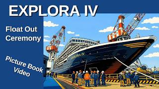 EXPLORA IV Float Out Ceremony - Picture Book Video #cruiseship #cruise #luxurytravel #cruiser