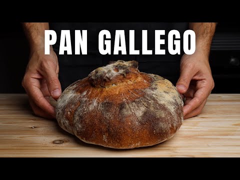 Cómo hacer PAN 100% GALLEGO SIN AMASADO |MOÑA GALLEGA|