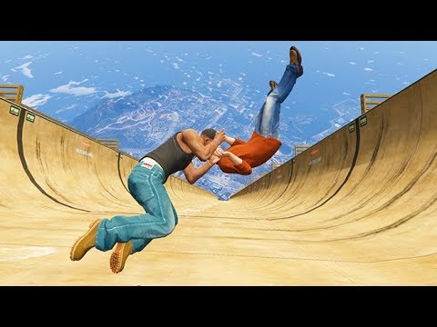 GTA 5 CRAZY Jumps/Falls Compilation #3 (Grand Theft Auto V Fails Funny Moments) Video