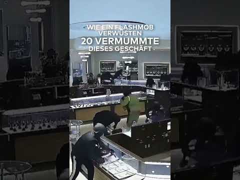 KALIFORNIEN: Spektakulärer Einbruch! 20 Vermummte überfallen Juwelier I WELT #shorts