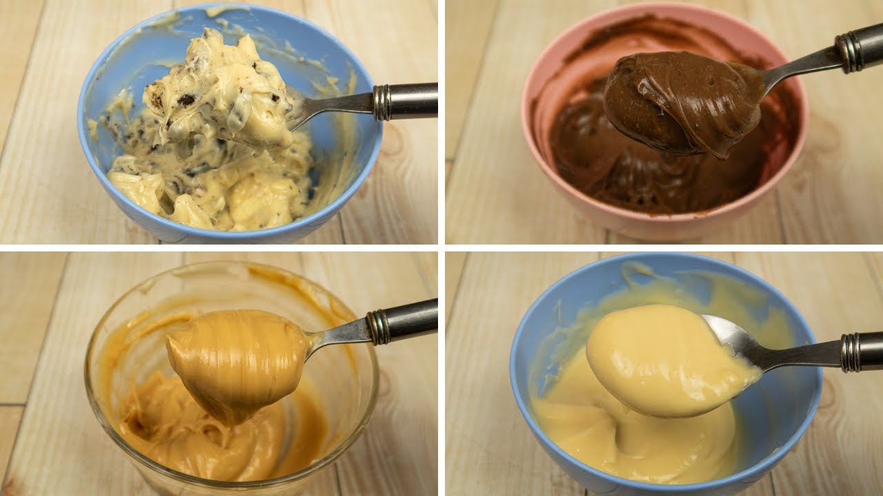 4 RECHEIOS PARA OVOS DE PÁSCOA COM 1 RECEITA | Recheios Fáceis e Deliciosos para Ovos de Páscoa!