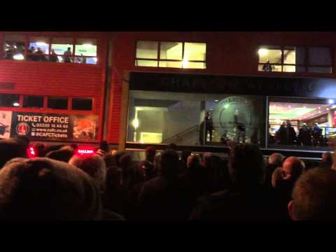 Charlton fans protest 2/1/16