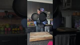 How To Clean a CAST IRON PAN After Cooking #onestopchop