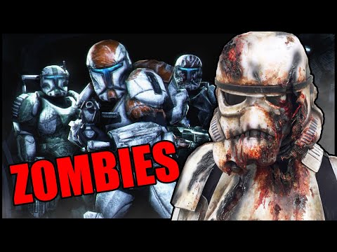 ZOMBIE HORDE Hunts CLONE COMMANDOS!!! - L4D2: Star Wars Mod w/SorensiCSteel