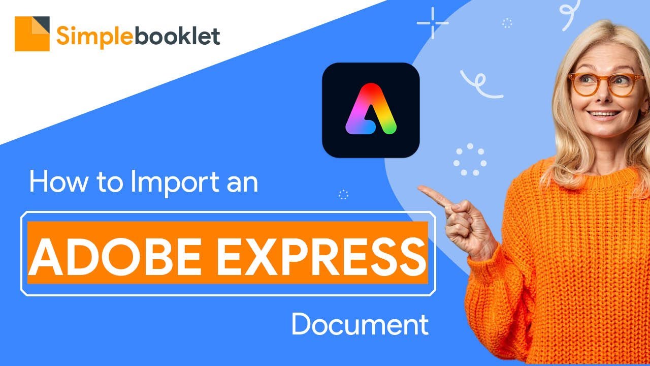 How To Import your Adobe Express Documents Directly to Simplebooklet