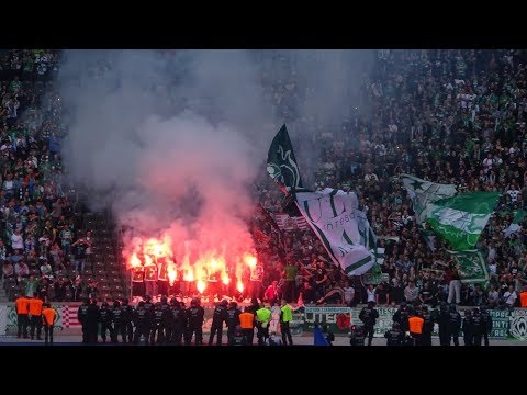 PYRO-Einlage der Bremer in Berlin!