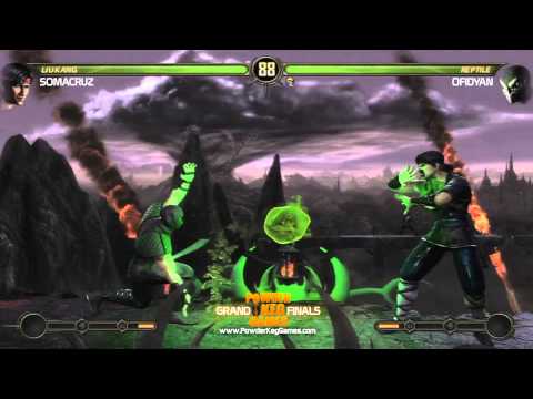 War at the Warehouse ( Grand Finals ) MK9 SOMACRUZ (Liu Kang) vs OFIDYAN (Reptile)