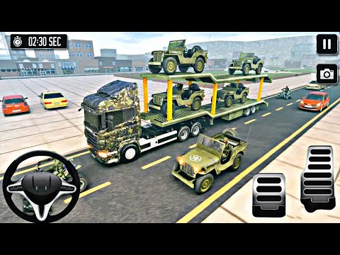 Army Vehicle Cargo Transport Simulator 3D 🚌💥|| Army Transport || Gameplay 847 || Driving Gameplay