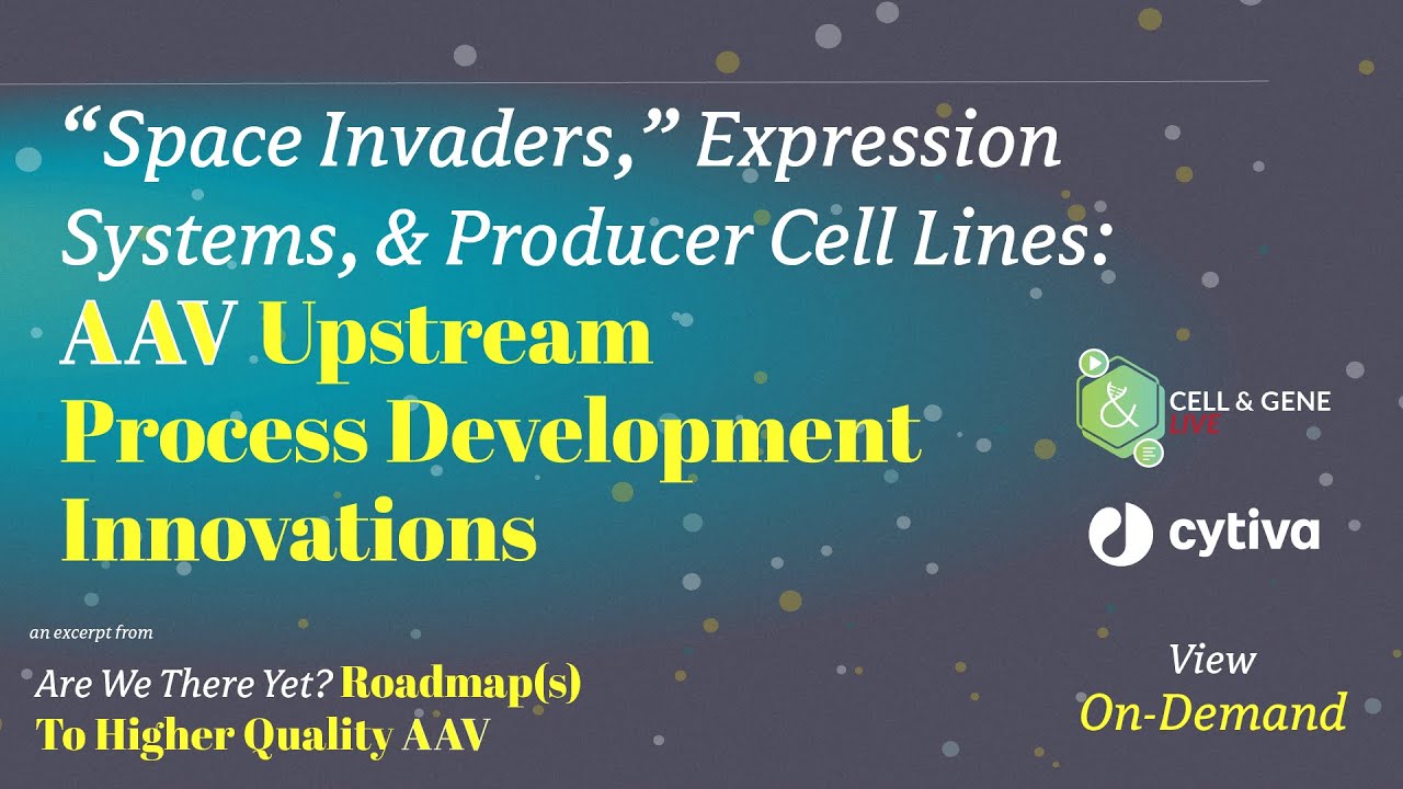 AAV Upstream Process Development Innovations