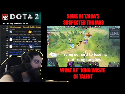 Gorgc Reacts to Compilation of Taiga 322 Moments - Dota 2 Drama Unleashed