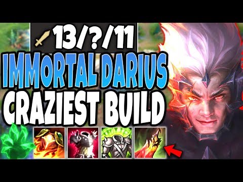 Meet the IMMORTAL DARIUS GOD-KING 🔥 Craziest DIVE MACHINE Darius Build 🔥 LoL Top Darius S10 Gameplay