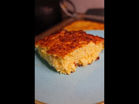 Chipa Guasu 🌽#LunesSinCarne #Chipa #Guasu #Comida #Tipica #Paraguay #Choclo #tutorial #vlog #fyp