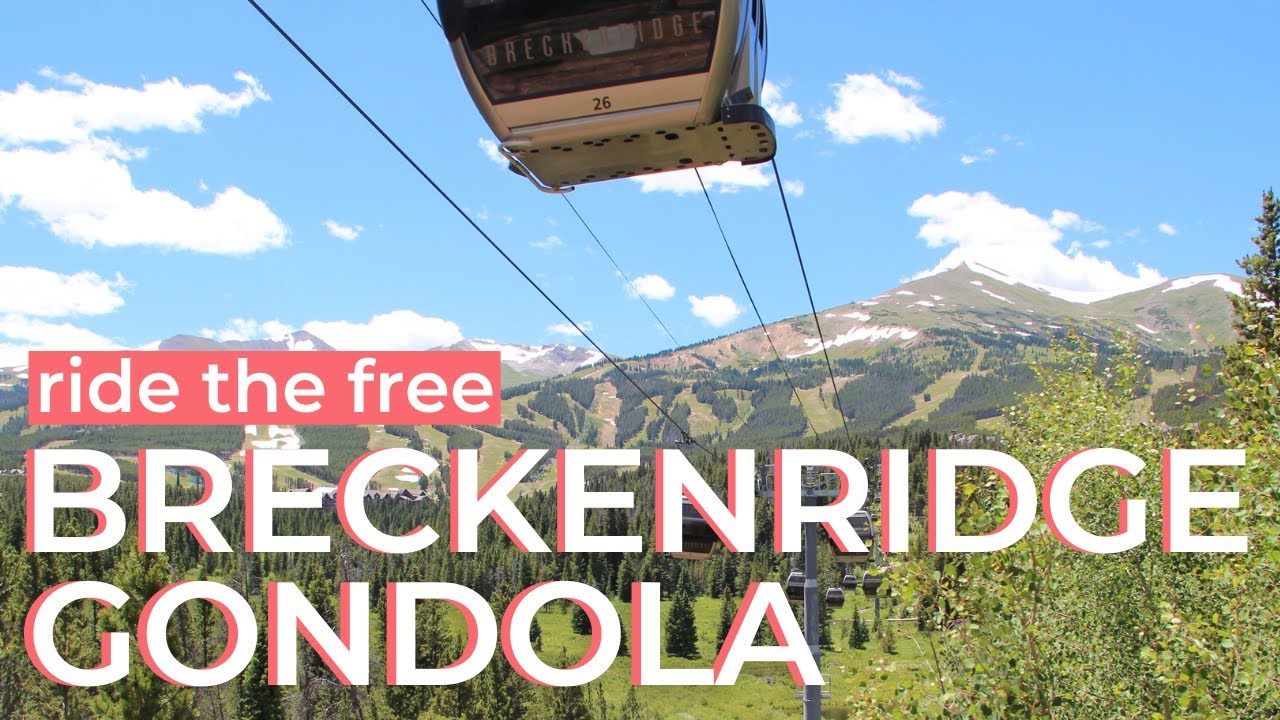 BRECKENRIDGE GONDOLA: Riding the Free BreckConnect to Peak 8 in Colorado
