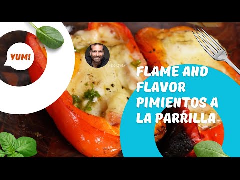 ¡Transforma tus Pimientos a la Parrilla con Huevo🌶️🔥15 min Grilled Peppers with Egg Recipe BBQ🔥!