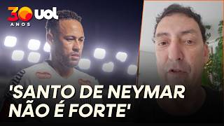 'NEYMAR FOI QUEM MAIS ERROU PASSES NO JOGO', DIZ PVC SOBRE ELIMINAÇÃO DO SANTOS PARA NOVORIZONTINO