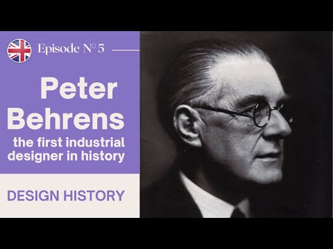 Peter Behrens il primo designer industriale della storia e direttore artistico dell'AEG | Episodi...