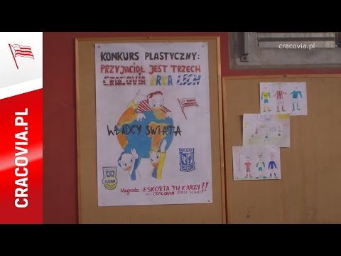 Konkurs plastyczny na eskortę piłkarzy podczas meczu Cracovia - Piast Gliwice (13.03.15)