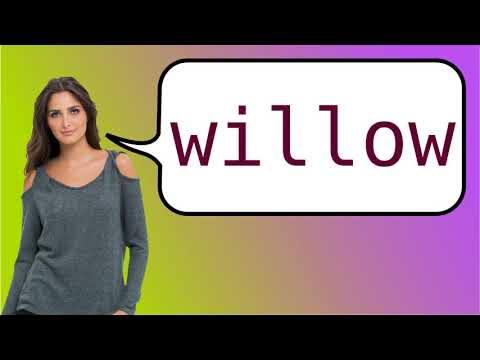 Como dizer 'salgueiro' em ingles?