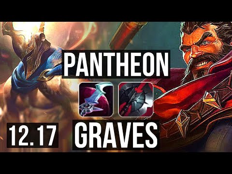 PANTHEON vs GRAVES (JNG) | 3.2M mastery, 9/1/7, 1700+ games, Godlike | EUW Grandmaster | 12.17
