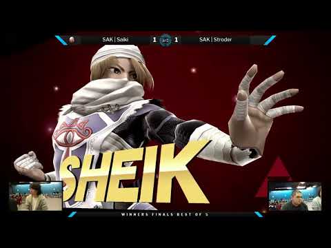 AZML Season 1 Smash 4 Finals Winners Finals - SAK|Saiki (Sheik) vs SAK|Stroder (Greninja)