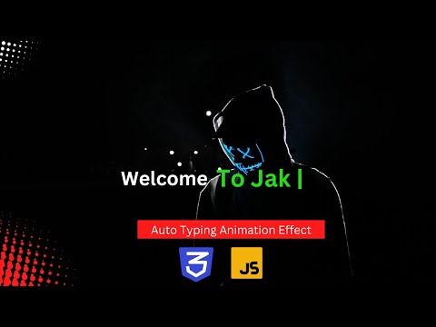Create Easy Auto Typing Text Effect Using Css Javascript