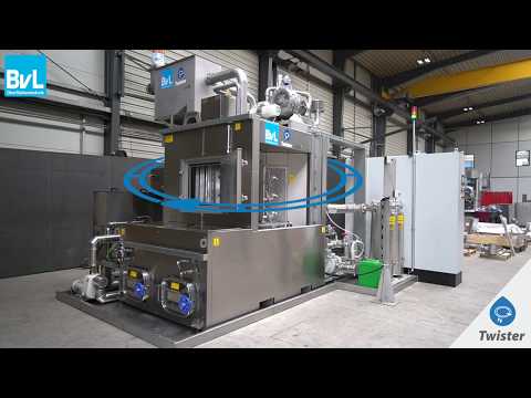 Cleaning with the rotary indexing system - Twister by BvL