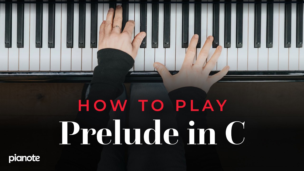How To Play Prelude In C By Bach