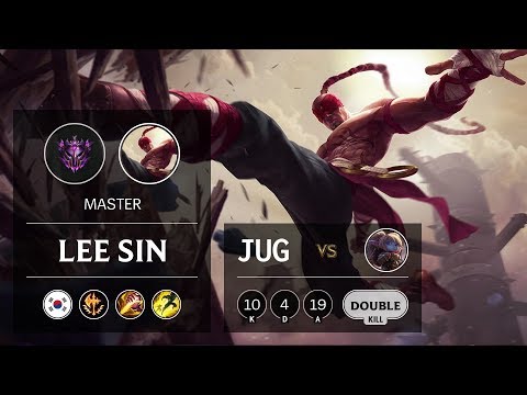 Lee Sin Jungle vs Poppy - KR Master Patch 9.12