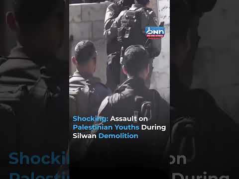 SHOCKING! Israeli Forces Attack Palestinian Youth During Silwan Al-Aqsa Demolition!