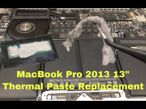 MacBook Pro 13” 2013 Thermal Paste Replacement