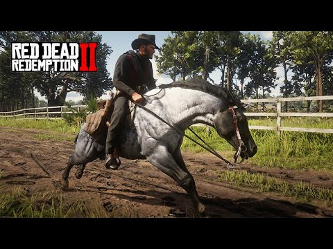 COMPREI UM CAVALO NOVO em Saint Denis - Red Dead Redemption 2