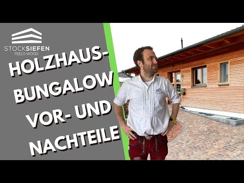 Holzhaus Bungalow. Die Vor- und Nachteile.