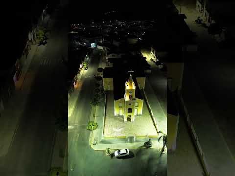 A Super Lua Cheia iluminando o céu de São Vicente, Rio Grande do Norte.