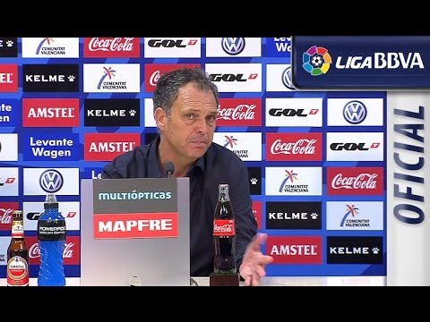 Rueda de Prensa de Caparrós tras el Levante UD (3-0) RCD Espanyol - HD