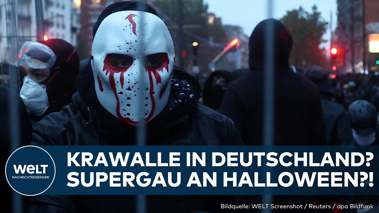 DEUTSCHLAND: Supergau an Halloween? Es drohen Krawalle! Polizei bereitet sich auf Eskalation vor
