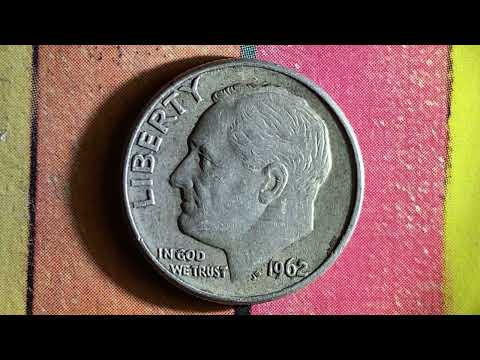 CHECK THIS OUT! 1962 D ROOSEVELT DIME COMPOSED OF 90% SILVER AND 10% COPPER! SUBSCRIBE FOR MORE FUN!