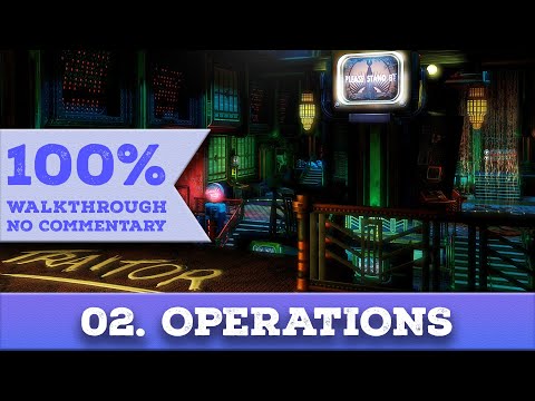 Bioshock 2: Minerva's Den Walkthrough (Hard, No Damage, All Collectibles) 02 OPERATIONS