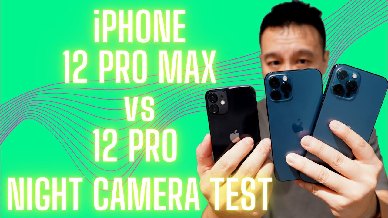 iPhone 12 Pro Max vs 12 Pro Night Camera Test (Cameo by 12 Mini and Mate 40 Pro)