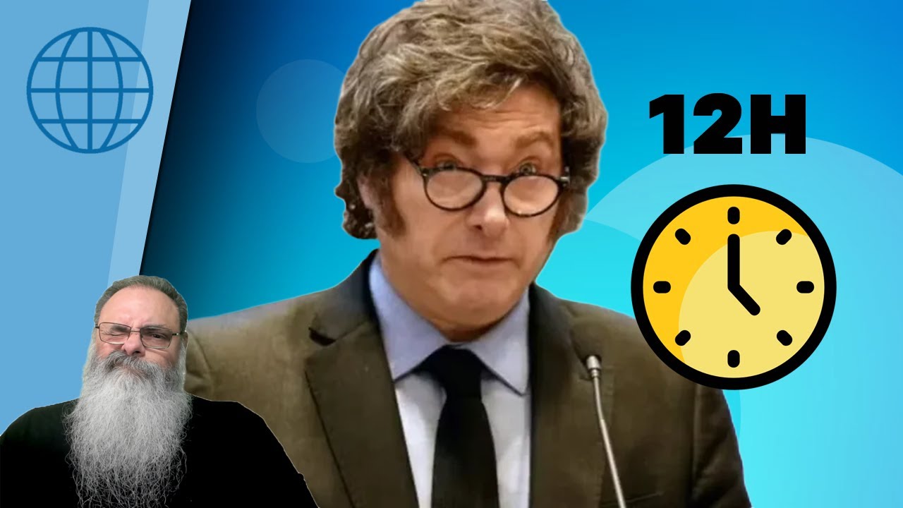 ESQUERDA BRASILEIRA inventa que MILEI quer JORNADA de 12 H em REFORMA: NA VERDADE รฉ BANCO de HORAS