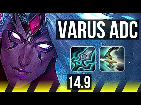 VARUS & Elise vs TRISTANA & Thresh (ADC) | 8/0/8, Legendary | NA Diamond | 14.9